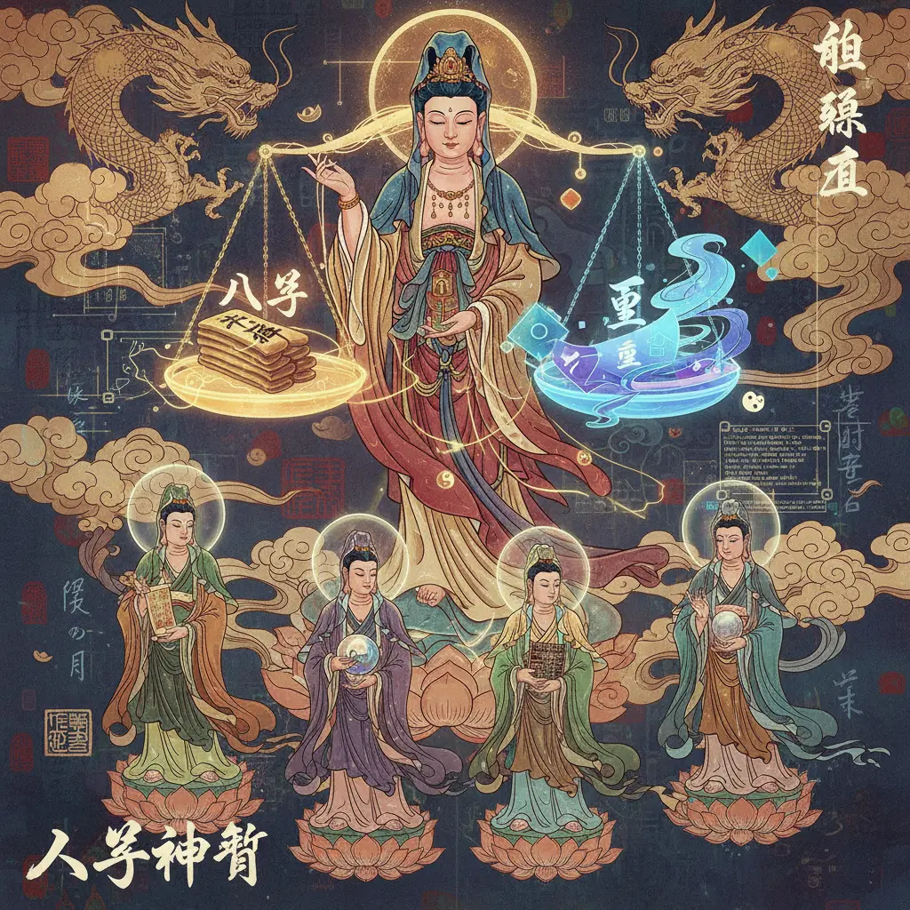 八字重量 - 佛教神明