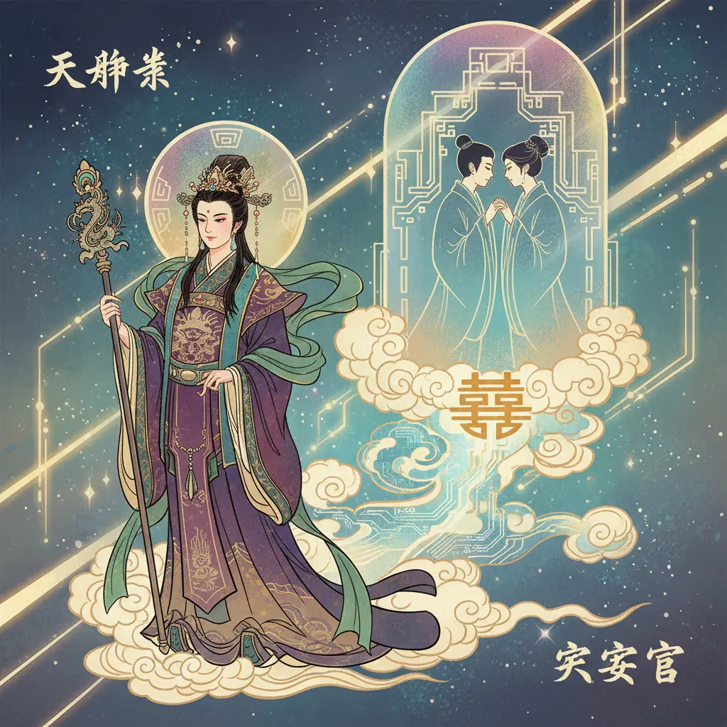 夫妻宮 - 天府星