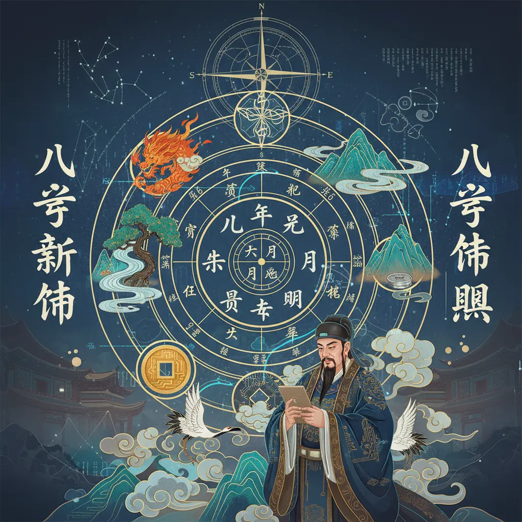 八字命盤 - 八字算命