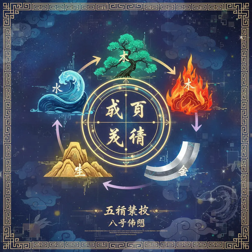八字命盤 - 五行結構